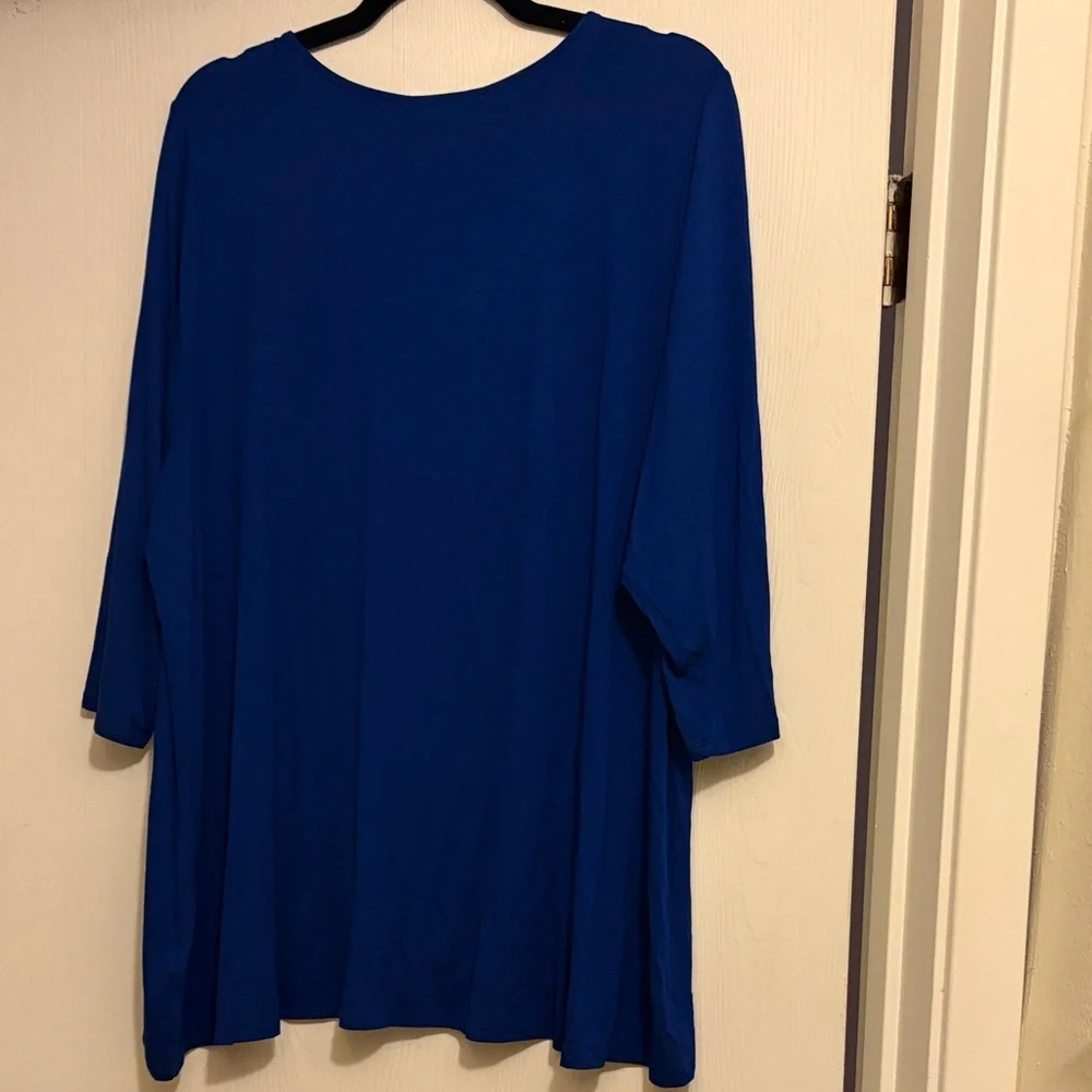 NWT-Cable & Gauge Royal Blue  Top - Picture 3 of 4